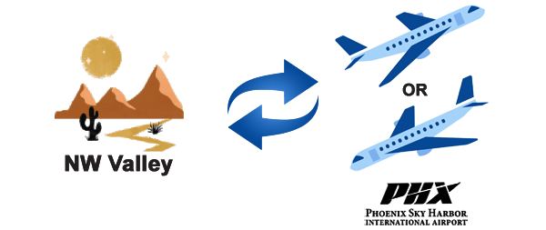 Phoenix Sky Harbor Airport Shuttle Services Surprise AZ