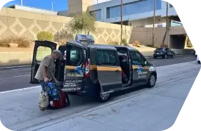 Rides to PHX Sky Harbor Airport Surprise, Sun City, Sun City West AZ