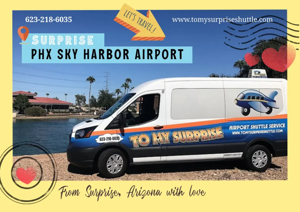 To My Surprise Airport Shuttles to Phoenix Sky Harbor Airport